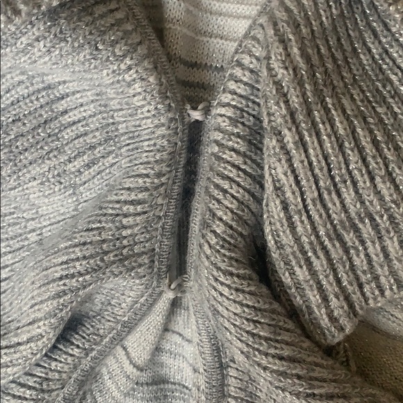 WHBM silver ruffled cardigan - Picture 8 of 8